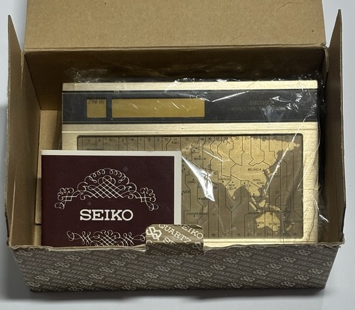 Vintage seiko world time touch - vintage,