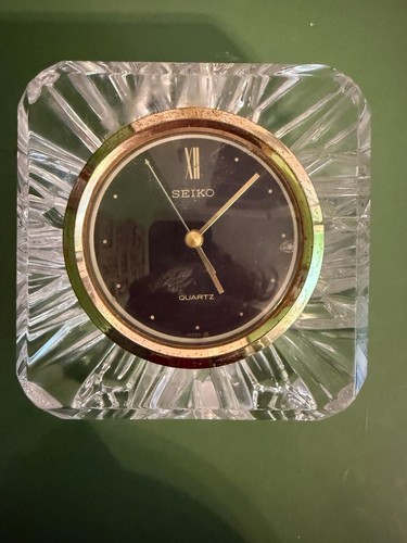 Seiko crystal quartz desk - seiko,