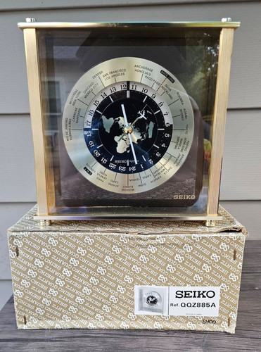 Seiko quartz world time analog - seiko,